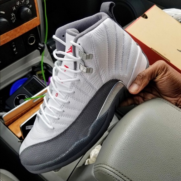 white & gray 12s